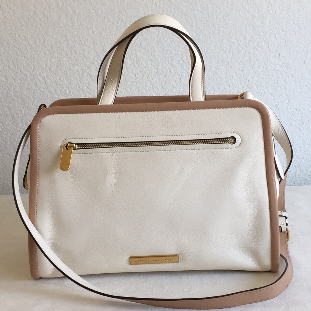 Marc By Marc Jacobs White Leather Tote
